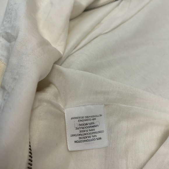 Obakki size 8 cotton,silk and suede beautiful coat in excellent used condition - Picture 9 of 16